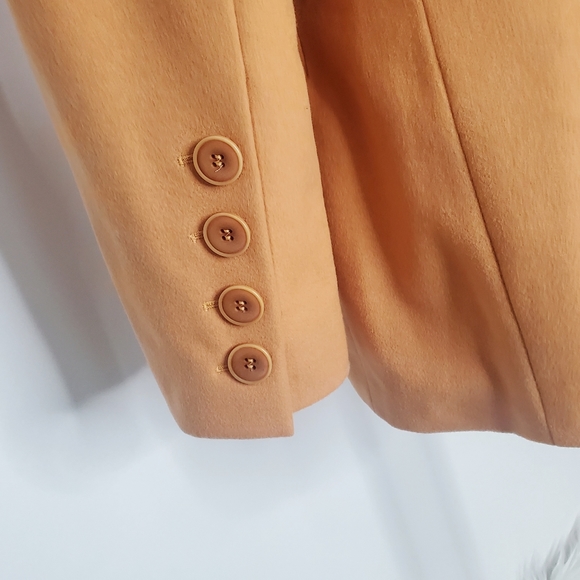 SOLD 🚫 Escada | Peach Angora / Wool Blend Blazer - Picture 9 of 12